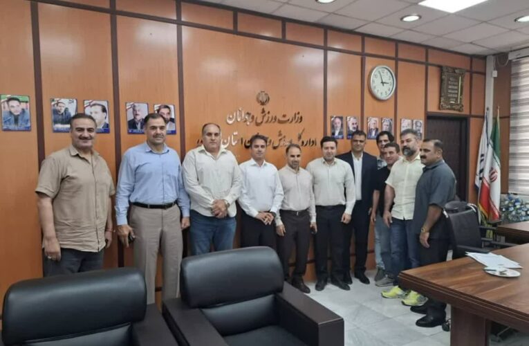 دیدار هیأت کشتی لرستان با سرپرست اداره کل ورزش و جوانان استان
